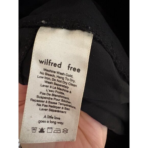 Aritzia Wilfred Free Valletta Cropped Casual Utility Overalls in Black (XS) - Picture 14 of 16